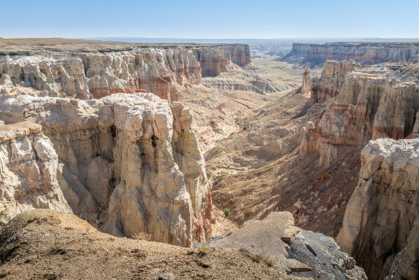 The colors of Coal Mine from the edge of the canyon: Navajo Nation,  Arizona, United States of America