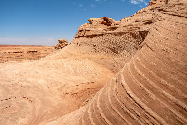 The New Wave area at the boundaries of the city of Page; Arizona, United States of America