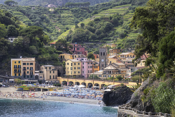 Village of Monterosso al Mare, Cinque Terre National Park, municipality of Monterosso al Mare, La Spezia province, Liguria district, Italy, Europe