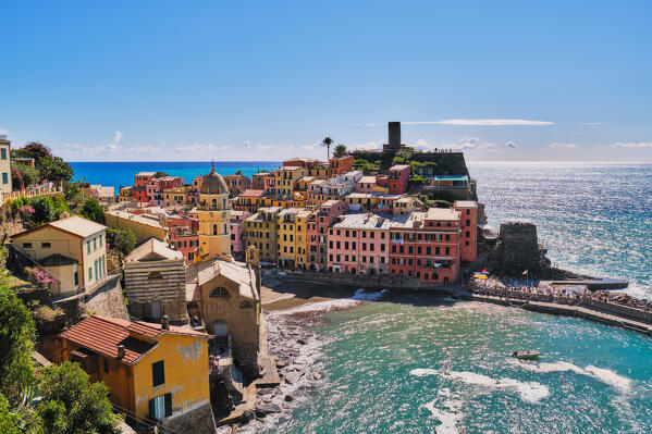 Vernazza, Cinque Terre, La Spezia province, Liguria, Italy, Europe