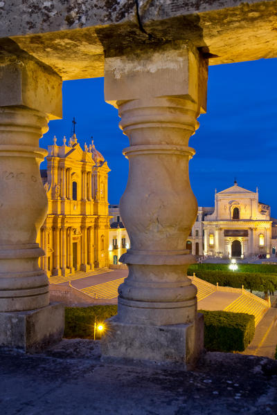 the cathedral of st. nicolò, noto, Province of Syracuse, Sicily, italy, europe