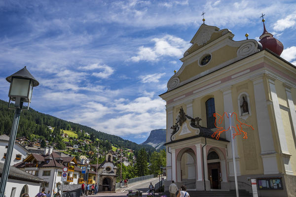 Small church, Ortisei, Gardena Valley, Sud Tirol district, Dolomites, Italy