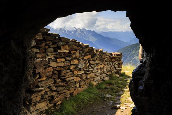 Lombardy, Italy. Montozzo village