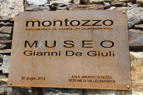 Lombardy, Italy. First World War military museum Villaggio Montozzo