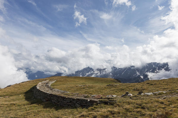 Lombardy, Italy. Military road