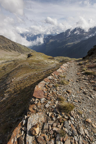 Lombardy, Italy. Military road