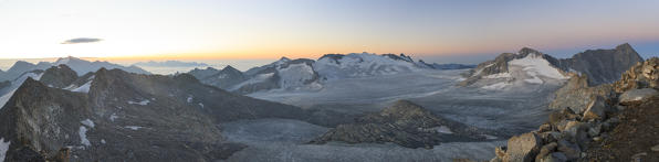 Adamello Park, Lombardy, Italy. Pian di Neve glacier