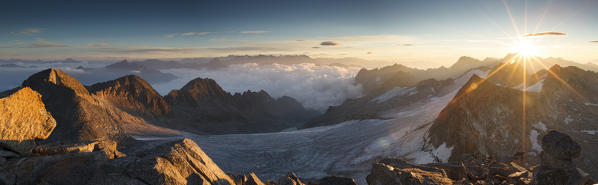 Lombardy, Italy. Pisgana glacier