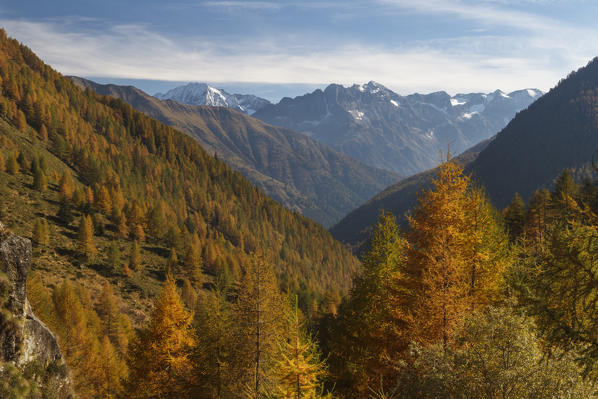 Stelvio National Park, Lombardy, Italy. Messi Valley