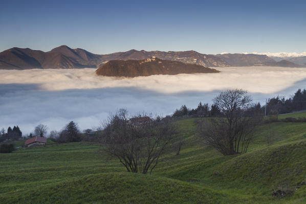 Iseo lake, Lombardy, Italy. Montisola