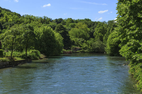 Peschiera del Garda, Italy. Mincio River.
