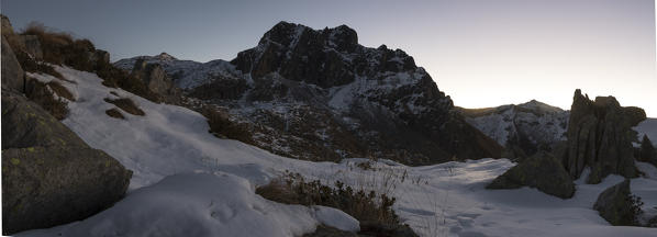 Brescia, Lombardy, Italy. Blumone peak.