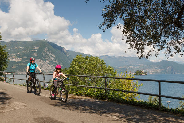 Iseo Lake, Italy. Montisola.