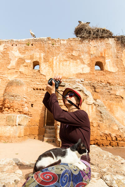 North Africa,Morocco,Capital Rabat. Archaeological site Chellah