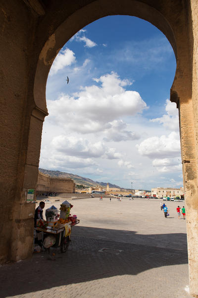 North Africa,Morocco,Fes district,Medina of Fes. R'Sif Square.