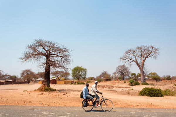 Africa,Malawi,Lilongwe district,Monkey bay.
Typical village of Malawi.