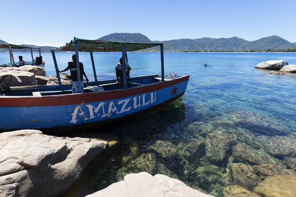 Africa,Malawi,Monkey bay district, Lake Malawi National park.