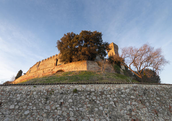 The castle of Cigognola, Oltrepo Pavese, Province of Pavia, Lombardy, Italy