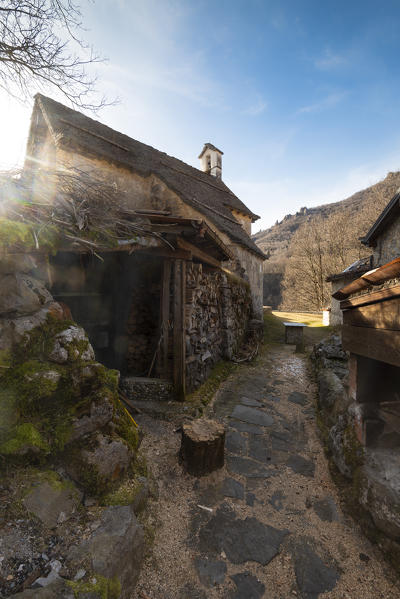 Fraggio, Pizzino, Val Taleggio, Province of Bergamo, Lombardy, Orobie Alps, Italy