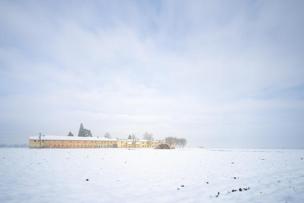Farmhouse, Lomellina, Province of Pavia, Lombardy, Italy