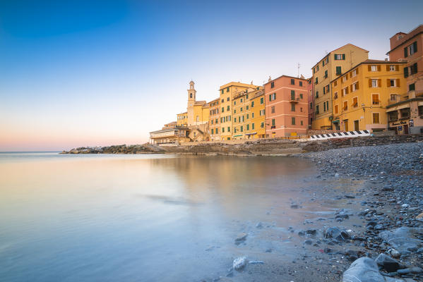 Dawn at Boccadasse, Genoa, Liguria, Italy