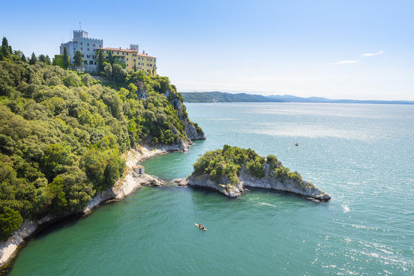 The castle of Duino, province of Trieste, Friuli Venezia Giulia, Italy