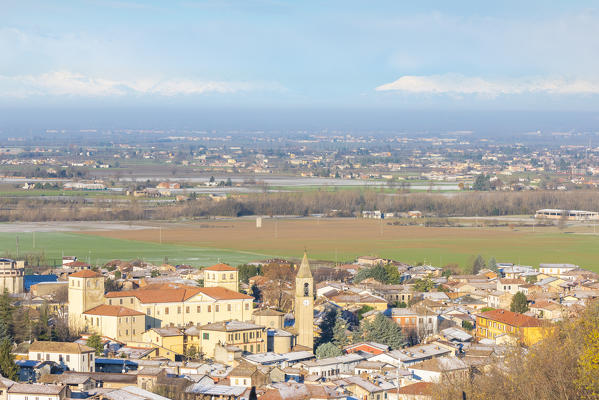 Retordbido and the plan, Oltrepo Pavese, Province of Pavia, Lombardy , Italy