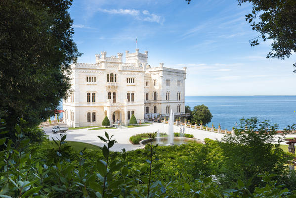 Miramare's castle, Grignano, Province of Trieste, Friuli-Venezia-Giulia, Italy