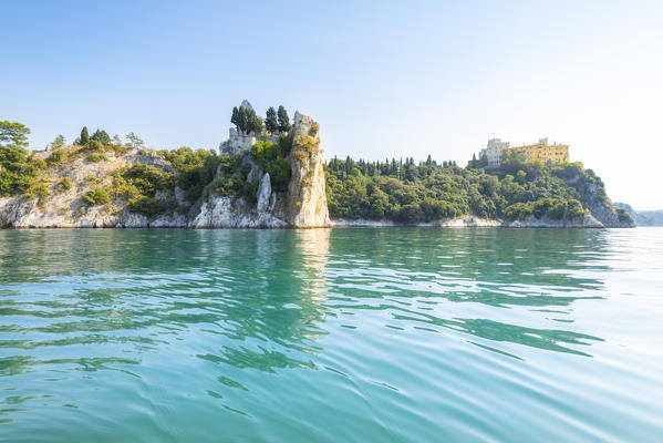 The coast of Duino, province of Trieste, Friuli Venezia Giulia, Italy