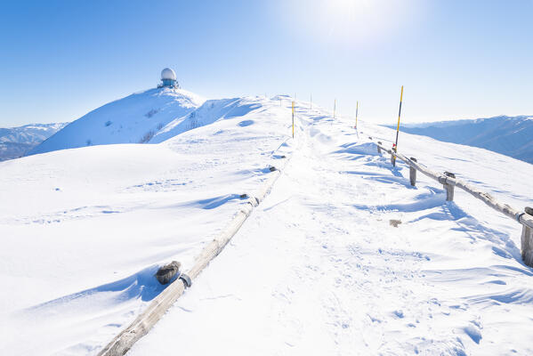 The summit of Monte Lesima (Valle Staffora, Oltrepo Pavese, Apennines, Province of Pavia, Lombardy, Italy)