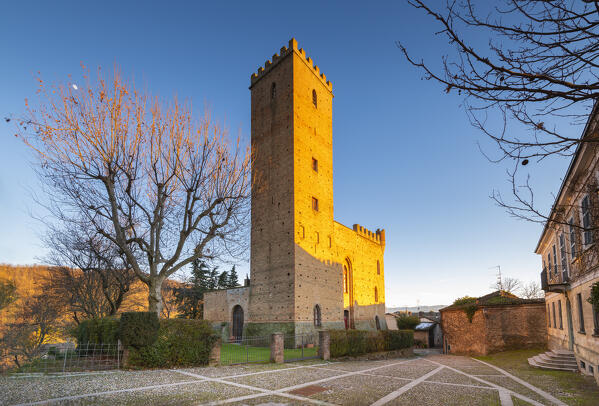 The castle of Nazzano (Valle Staffora, Oltrepo Pavese, Province of Pavia, Lombardy, Italy)