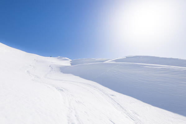 Slopes, Passo Tartano, Val Tartano, Valtellina, province of Sondrio, Italian alps, Italy