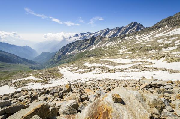 The valley of Forzo (Val Soana, Gran Paradiso National Park, Piedmont, Italy, Italian alps)