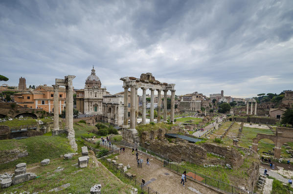Roman forum (Rome, Lazio, Italy, Europe)