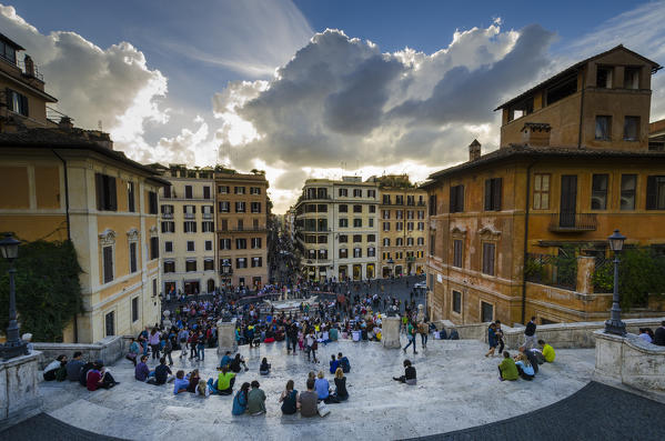 Staircase of Spagna's square (Rome, Lazio, Italy, Europe)