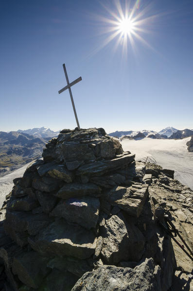 The summit of Becca della Traversiere, Valgrisenche, Aosta Valley, Italy