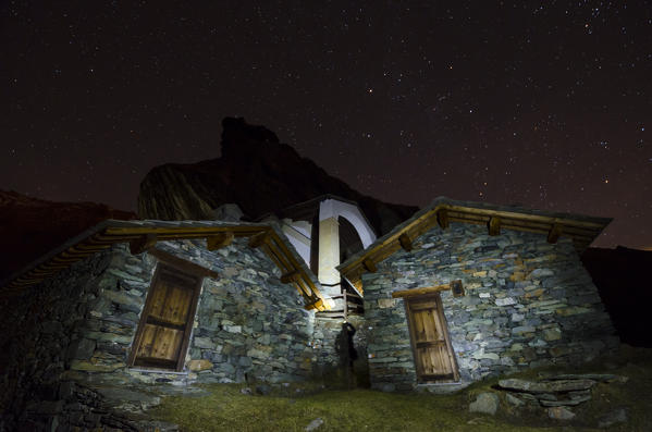 Sanctuary of San Besso (Soana Valley, Gran Paradiso National Park, Piedmont, Italy)