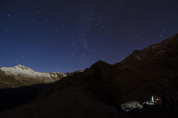 Mountain around the Sanctuary of San Besso (Soana Valley, Gran Paradiso National Park, Piedmont, Italy)