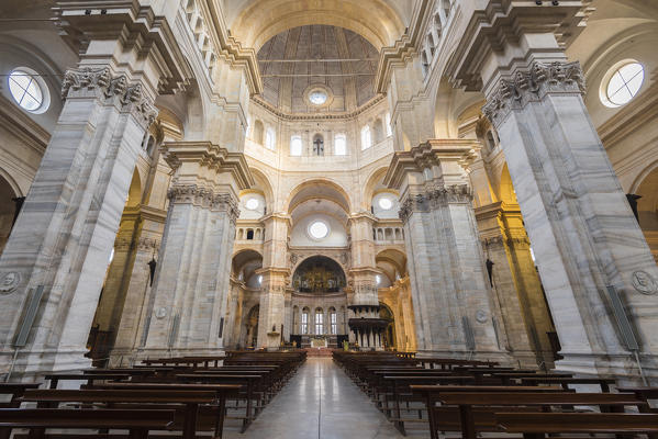 Inside the Dome of Pavia, Lombardy, Italy