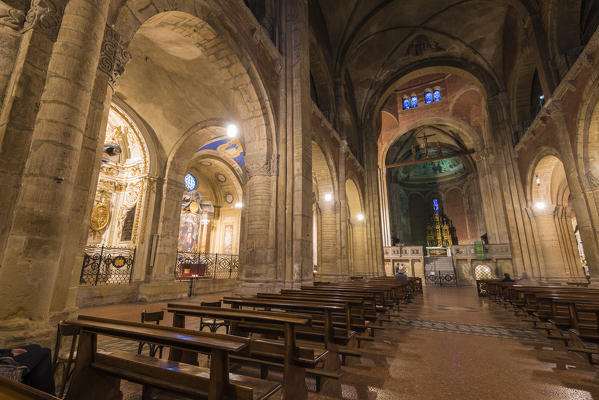 Interior of the Church of San Michele, Pavia, Lombardy, Italy