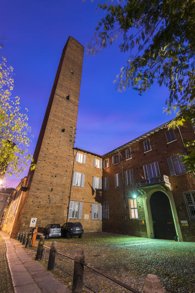 A tower in Pavia, Lombardy, Italy