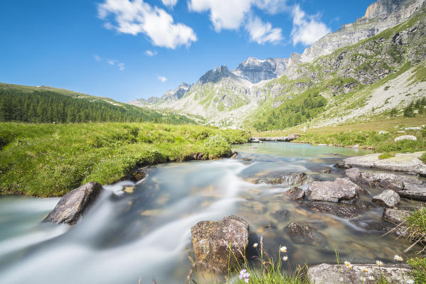 Rio Buscagna, Alpe Devero, Ossola, Piedmont, Italian alps, Italy