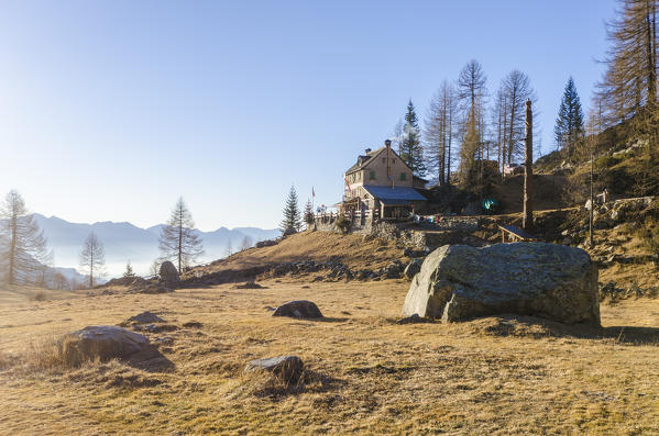 Refuge Crosta, Val Divedro, Ossola, Piedmont, Italian alps, Italy