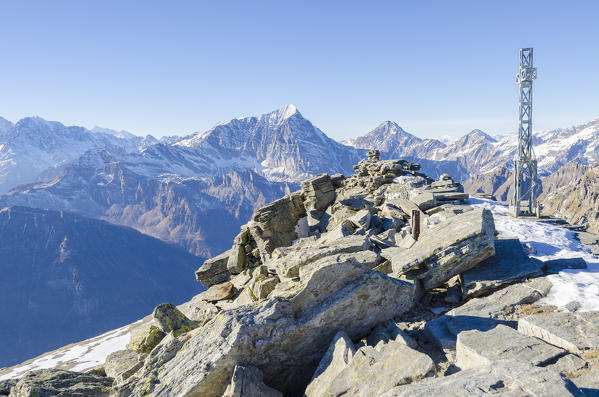 The summit of Cistella, Val Divedro, Ossola, Piedmont, Italian alps, Italy