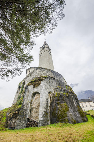 Church of San Gaudenzio, Baceno, Ossola, Piedmont, Italian alps, Italy
