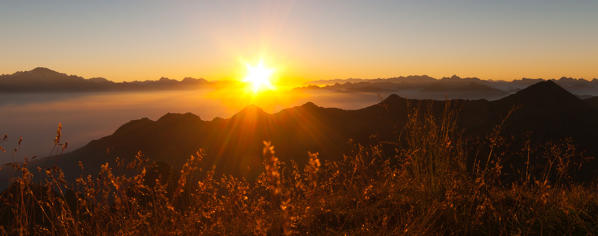 Sunrise, Pizzo Alto, Orobie, Valtellina, Lombardy, Italy