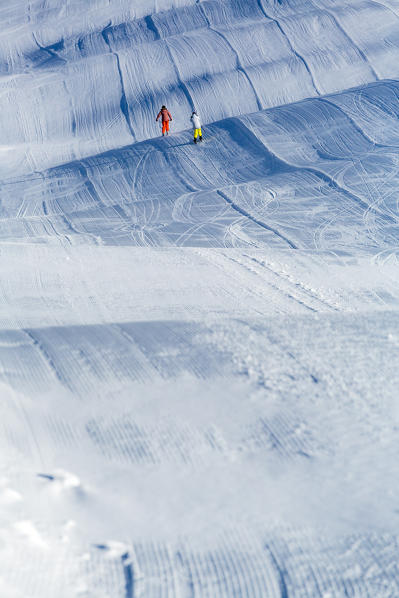 5 Torri ski slopes. Cortina d'Ampezzo, Veneto, Italy.