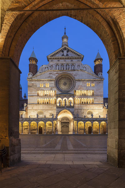 Cathedral square, Cremona, Lombardy, Italy.