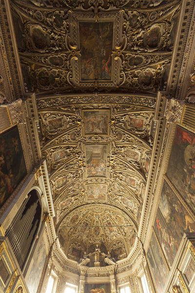 Brescia, Lombardy, Italy. Inside of Santa Maria delle Grazie basilica