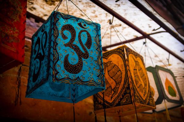 Colorful traditional paper lanterns in Kathmandu alleys, Kathmandu, Nepal, Nepalese, Asia, Asian, Himalayan Country, Himalayas.